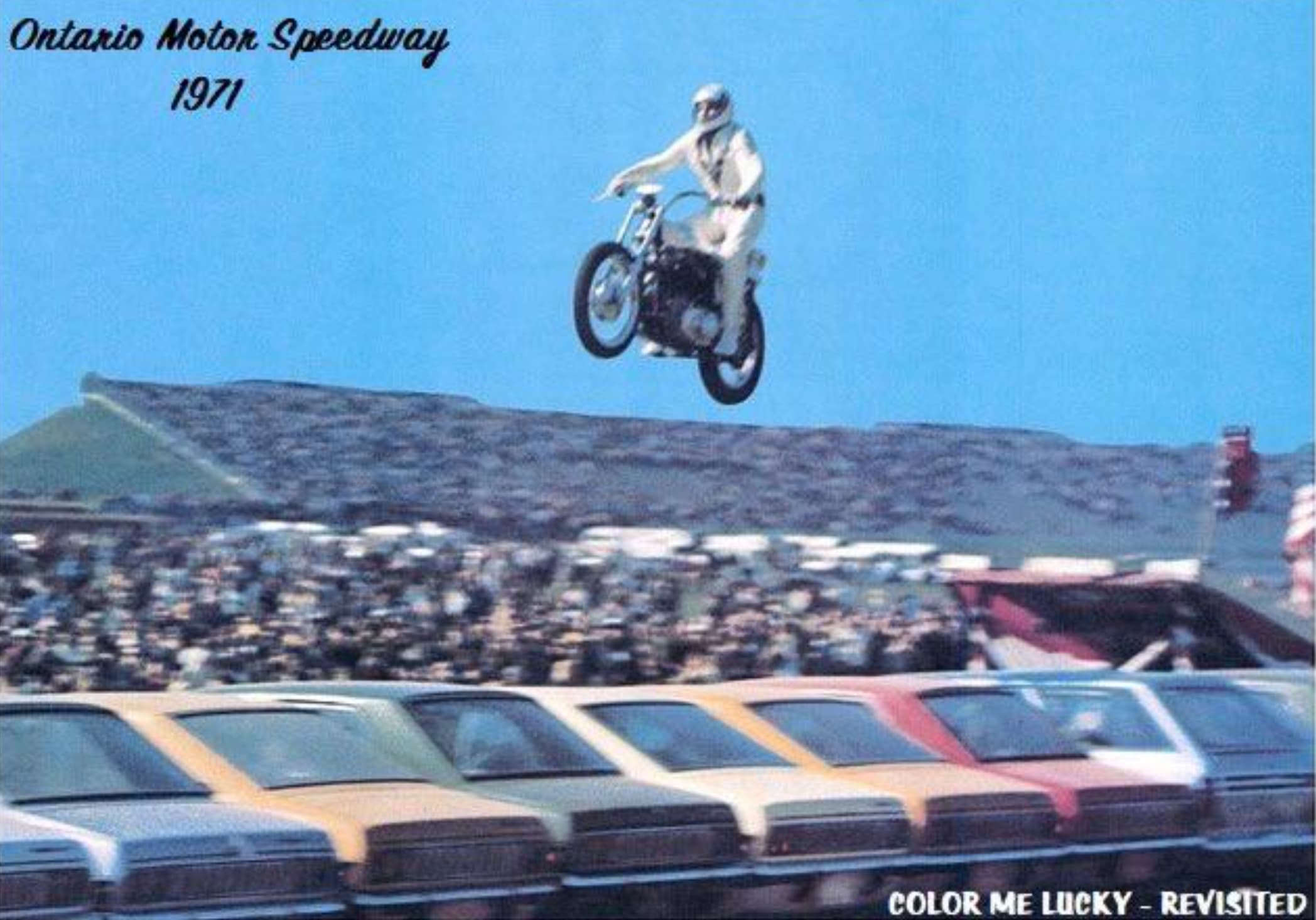 stunt performer - Ontario Motor Speedway 1971 Color Me Lucky Revisited